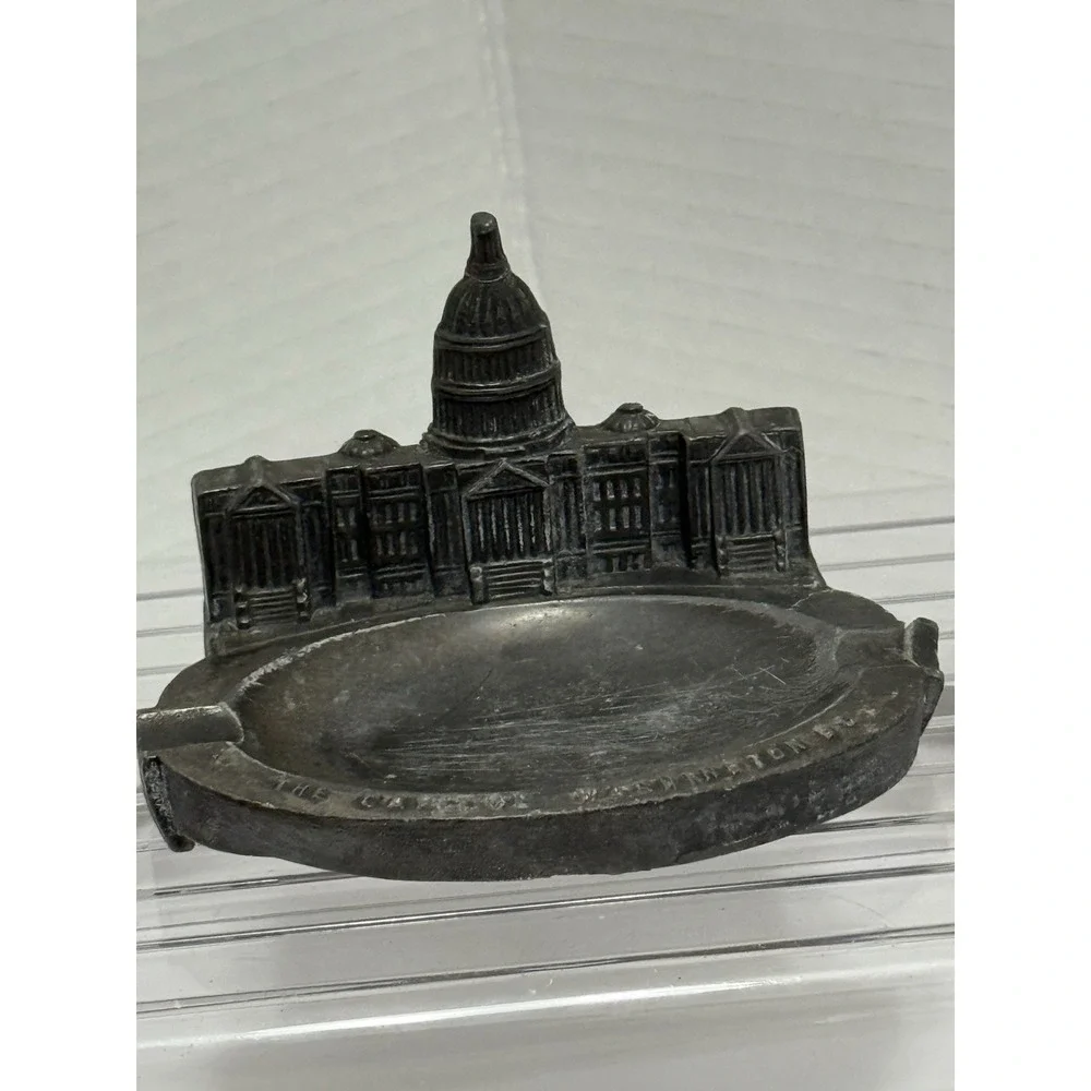 Washington DC Souvenir Ashtray – Vintage‎ Capitol Building
